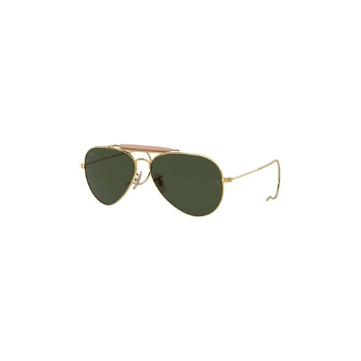 Ray-Ban okulary przeciwsłoneczne OUTDOORSMAN I kolor czarny 0RB3030 ze sklepu ANSWEAR.com w kategorii Okulary przeciwsłoneczne damskie - zdjęcie 156904977