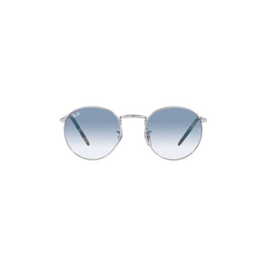 Ray-Ban okulary przeciwsłoneczne NEW ROUND kolor srebrny 0RB3637 ze sklepu ANSWEAR.com w kategorii Okulary przeciwsłoneczne damskie - zdjęcie 156905018