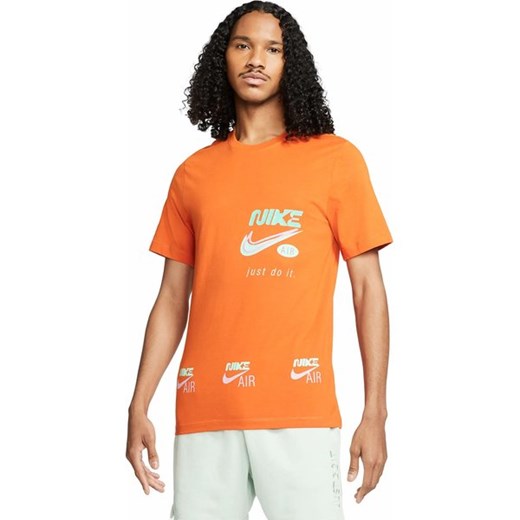 Koszulka męska NSW Tee Multibrand Swoosh Nike Nike M okazyjna cena SPORT-SHOP.pl