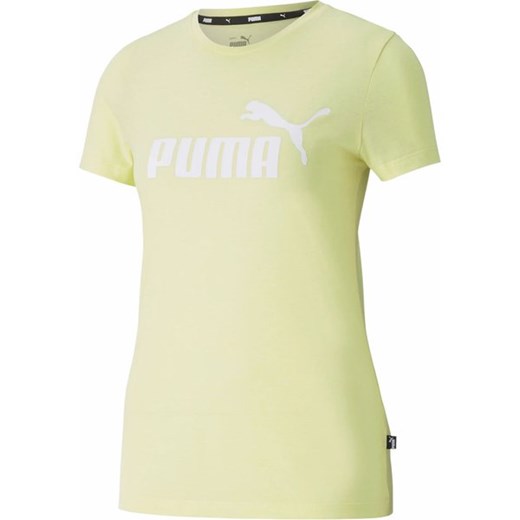 Koszulka damska Essentials Logo Heather Tee Puma ze sklepu SPORT-SHOP.pl w kategorii Bluzki damskie - zdjęcie 156910999