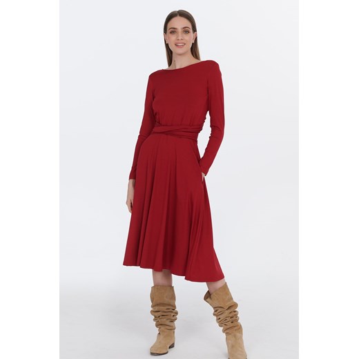 Sukienka infinity midi z długim rękawem Ruby Rose, XS Naoko XL NAOKO