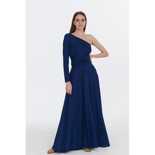 Sukienka infinity maxi z długim rękawem Ocean Eyes, XS Naoko-store.pl L/XL NAOKO okazyjna cena