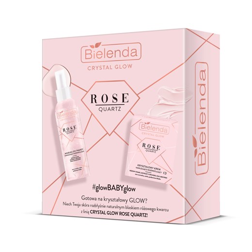 Zestaw prezentowy crystal glow - rose quartz Bielenda House of Beauty Brands -  bielenda.com