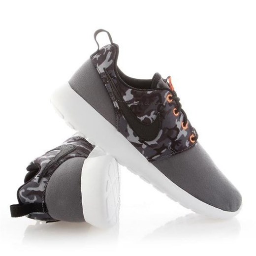 Buty Nike Roshe One Print Jr 677782-004 białe ze sklepu ButyModne.pl w kategorii Buty sportowe dziecięce - zdjęcie 156926287