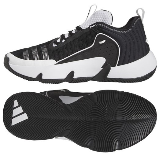 Buty adidas Trae Unlimited M HQ1020 czarne czarne ze sklepu ButyModne.pl w kategorii Buty sportowe męskie - zdjęcie 156926987