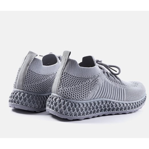 Szare dziecięce sneakersy Huntz 35 ButyModne.pl