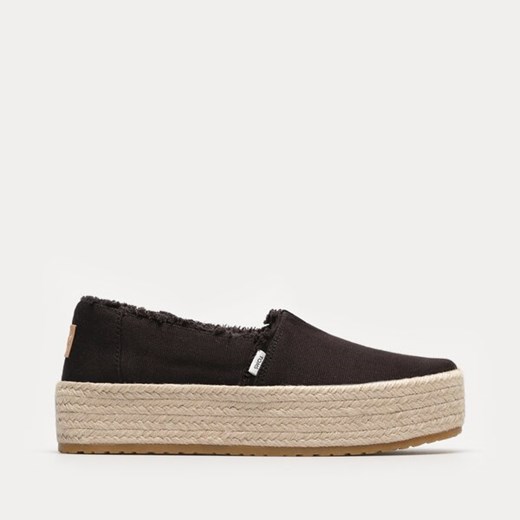 TOMS BLACK CANVAS ze sklepu Symbiosis w kategorii Espadryle damskie - zdjęcie 156933938