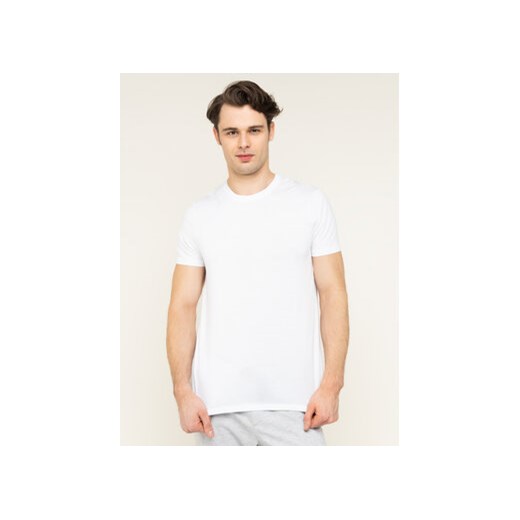 Armani Exchange T-Shirt 8NZT74 ZJA5Z 1100 Biały Slim Fit Armani Exchange S MODIVO okazyjna cena