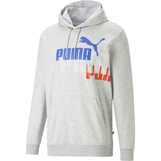 Bluza męska Essentials+ Logo Power Hoodie Puma ze sklepu SPORT-SHOP.pl w kategorii Bluzy męskie - zdjęcie 156937327