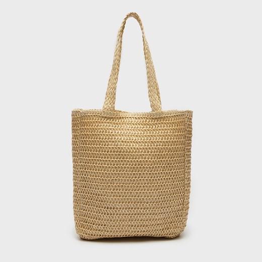 Torba słomkowa shopper - Beżowy House ONE SIZE House