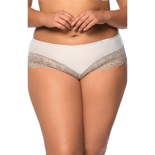 Figi damskie typu szorty w kolorze mlecznym Lara, Kolor mleczny, Rozmiar XXL, Mefemi ze sklepu Intymna w kategorii Majtki damskie - zdjęcie 156942688