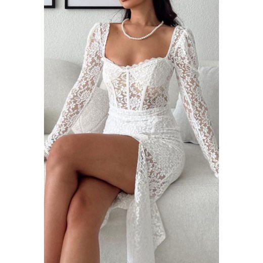 Sukienka ADVENTA WHITE M Ivet Shop promocja