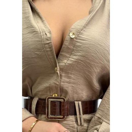 Kombinezon KARESLA BEIGE M wyprzedaż Ivet Shop