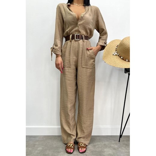 Kombinezon KARESLA BEIGE XL wyprzedaż Ivet Shop
