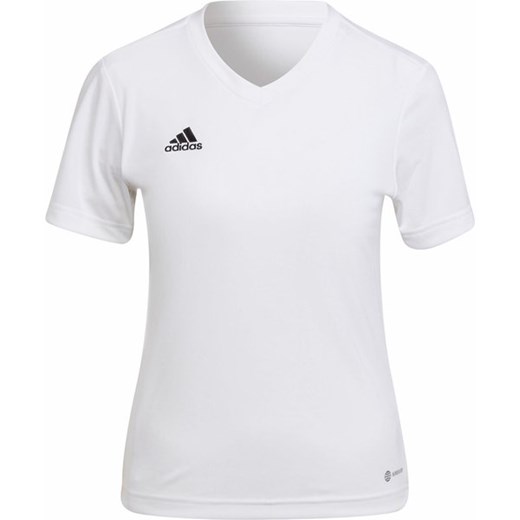 Adidas bluzka damska biała z okrągłym dekoltem 