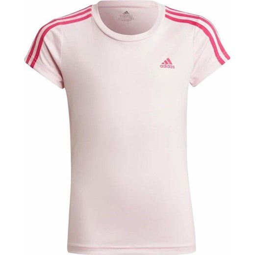 Koszulka juniorska Designed 2 Move 3-Stripes Tee G Adidas ze sklepu SPORT-SHOP.pl w kategorii Bluzki dziewczęce - zdjęcie 156957408