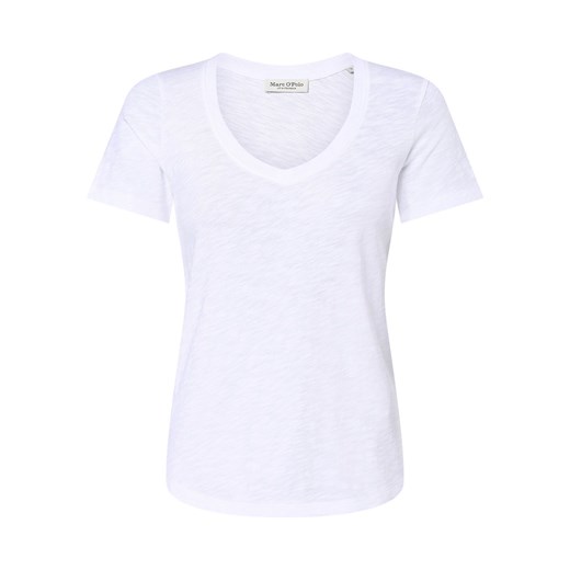 Marc O'Polo T-shirt damski Kobiety Bawełna biały wypukły wzór tkaniny L vangraaf