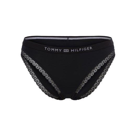 Tommy Hilfiger Figi Kobiety Sztuczne włókno granatowy jednolity ze sklepu vangraaf w kategorii Majtki damskie - zdjęcie 157035545