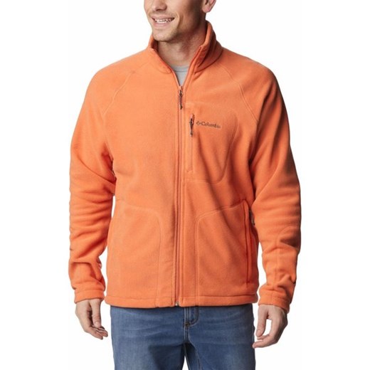 Bluza męska Columbia pomarańczowy w sportowym stylu 