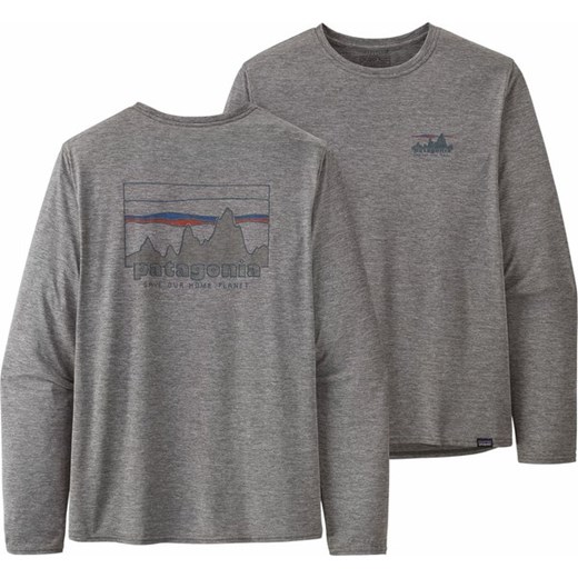 Longsleeve męski Capilene Cool Daily Graphic Patagonia ze sklepu SPORT-SHOP.pl w kategorii T-shirty męskie - zdjęcie 157037966