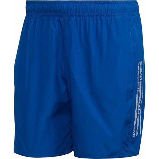 Spodenki kąpielowe męskie Short Length Mid 3-Stripes Adidas ze sklepu SPORT-SHOP.pl w kategorii Kąpielówki - zdjęcie 157038408