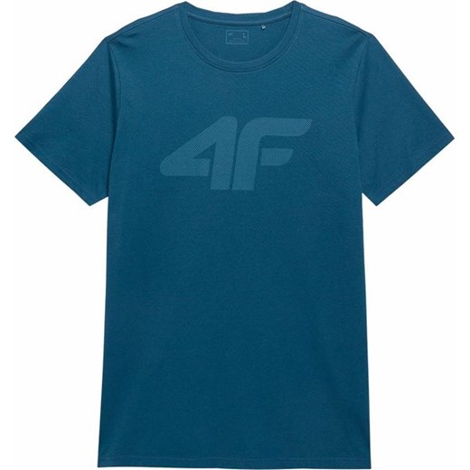 T-shirt męski 4F z napisami z krótkim rękawem 