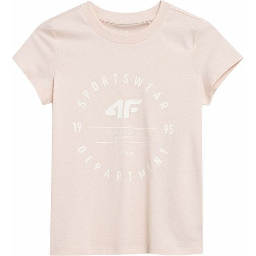 Koszulka dziewczęca 4FJSS23TTSHF280 4F ze sklepu SPORT-SHOP.pl w kategorii Bluzki dziewczęce - zdjęcie 157046345