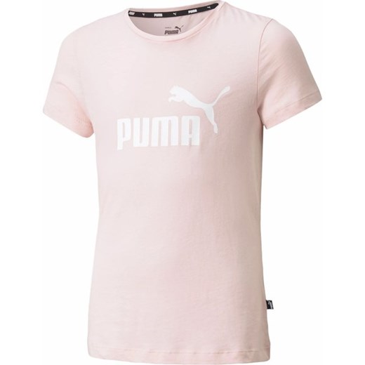 Koszulka dziewczęca Essentials Logo Tee Puma Puma 128cm wyprzedaż SPORT-SHOP.pl