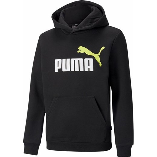 Bluza juniorska ESS+ 2 Col Big Logo Hoodie Puma Puma 128cm SPORT-SHOP.pl okazyjna cena