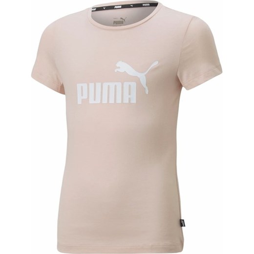 Koszulka dziewczęca Essentials Logo Tee Puma ze sklepu SPORT-SHOP.pl w kategorii Bluzki dziewczęce - zdjęcie 157048785