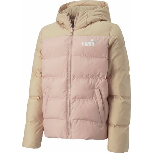 Kurtka juniorska Colourblock Polyball Hooded Jacket 22 Puma ze sklepu SPORT-SHOP.pl w kategorii Kurtki dziewczęce - zdjęcie 157048937