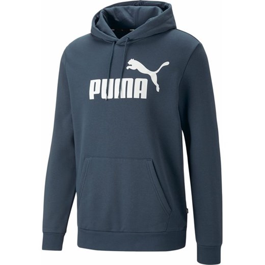 Bluza męska Puma niebieska sportowa bawełniana 