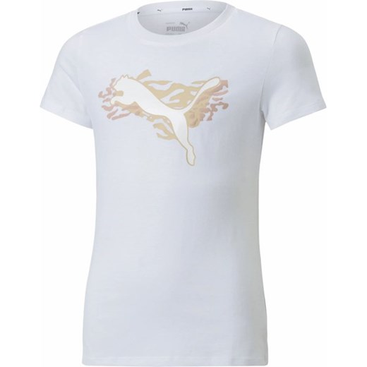 Koszulka juniorska Alpha Tee Girl Puma ze sklepu SPORT-SHOP.pl w kategorii Bluzki dziewczęce - zdjęcie 157049195