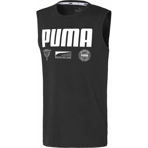 Bezrękawnik, top juniorski Logo Puma ze sklepu SPORT-SHOP.pl w kategorii T-shirty męskie - zdjęcie 157049568