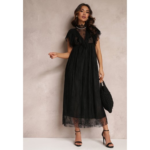 Czarna Sukienka Katalina ze sklepu Renee odzież w kategorii Sukienki - zdjęcie 157053407