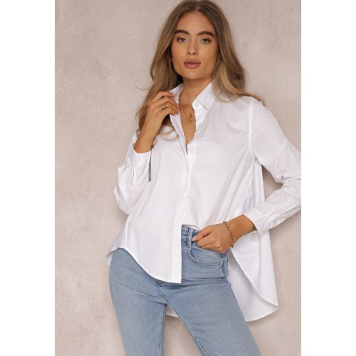 Biała Koszula Good Vibes Only ze sklepu Renee odzież w kategorii Koszule damskie - zdjęcie 157053676