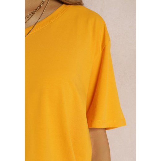 Żółty T-shirt Nikoneus Renee 3XL promocja Renee odzież