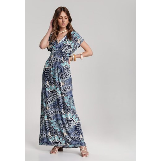 Granatowo-Niebieska Sukienka Himellia Renee M promocja Renee odzież