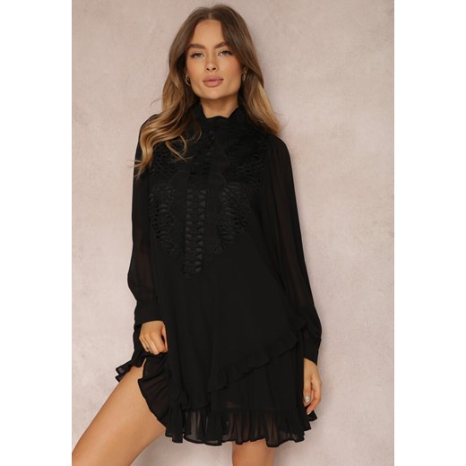 Czarna Sukienka Rislea ze sklepu Renee odzież w kategorii Sukienki - zdjęcie 157054596