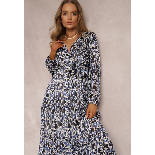 Niebieska Sukienka Galeendyl Renee L promocyjna cena Renee odzież