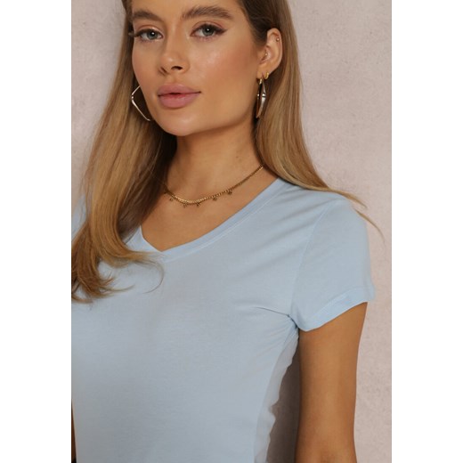 Jasnoniebieski T-shirt Adranna Renee L okazyjna cena Renee odzież