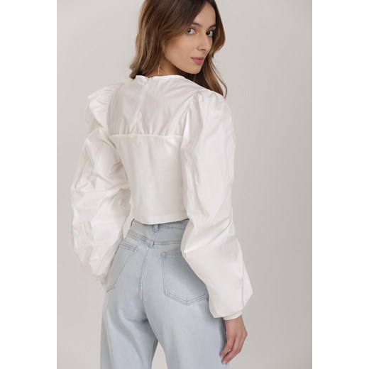Biała Bluzka Thaliphelia Renee M Renee odzież okazyjna cena