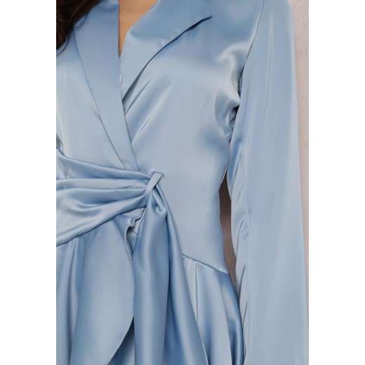 Niebieska Sukienka Aqialori Renee M promocyjna cena Renee odzież