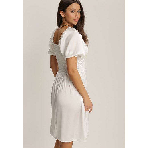Biała Sukienka Fysersya Renee S promocyjna cena Renee odzież