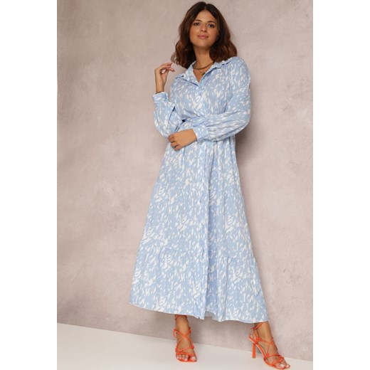 Jasnoniebieska Sukienka Penlyss ze sklepu Renee odzież w kategorii Sukienki - zdjęcie 157056119