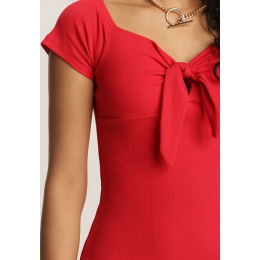 Czerwona Sukienka Aquita Renee S wyprzedaż Renee odzież