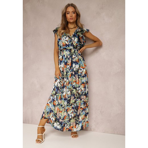 Granatowa Sukienka Selestesi ze sklepu Renee odzież w kategorii Sukienki - zdjęcie 157056725