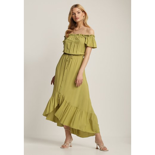 Zielona Sukienka Daphilis Renee S okazyjna cena Renee odzież
