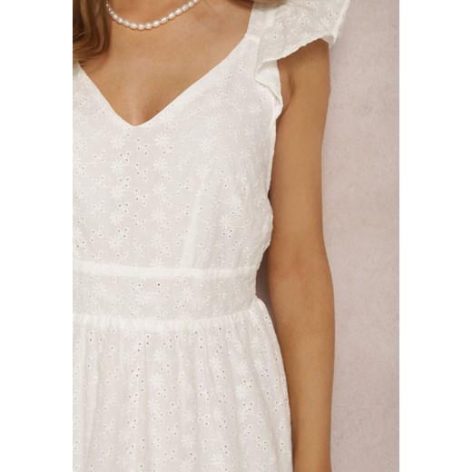 Biała Sukienka Mystite Renee M promocja Renee odzież