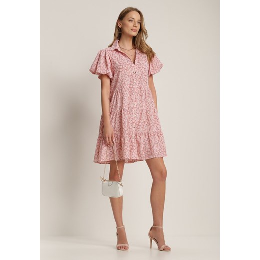 Różowa Sukienka Ethertise ze sklepu Renee odzież w kategorii Sukienki - zdjęcie 157057079